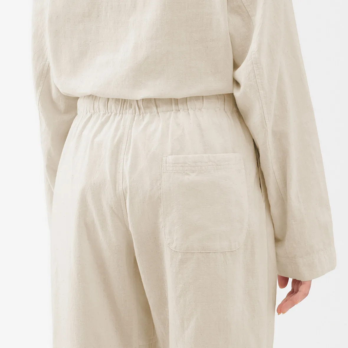 Muji Conjunto de pijama unisex Khadi tejido a mano