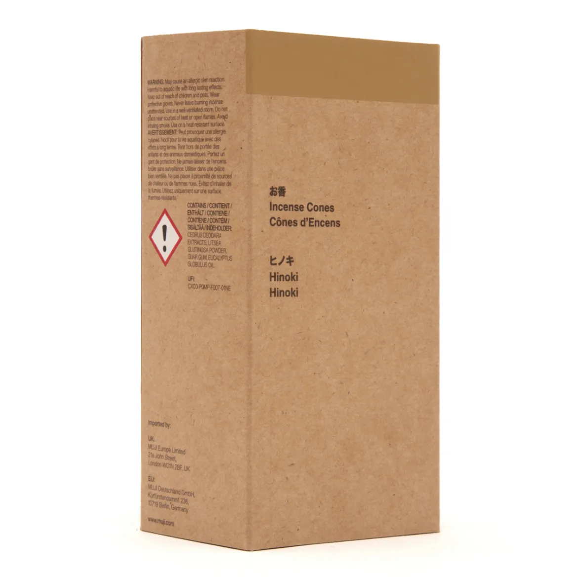 Best Muji Conos de incienso de hinoki - Lote de 20