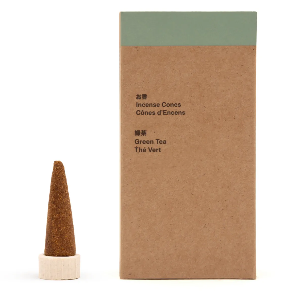 Discount Muji Conos de incienso de té verde - Lote de 20