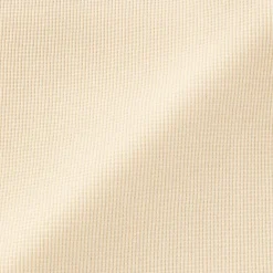 Clearance Muji Cárdigan de punto de algodón y tejido waffle con cuello redondo para mujer
