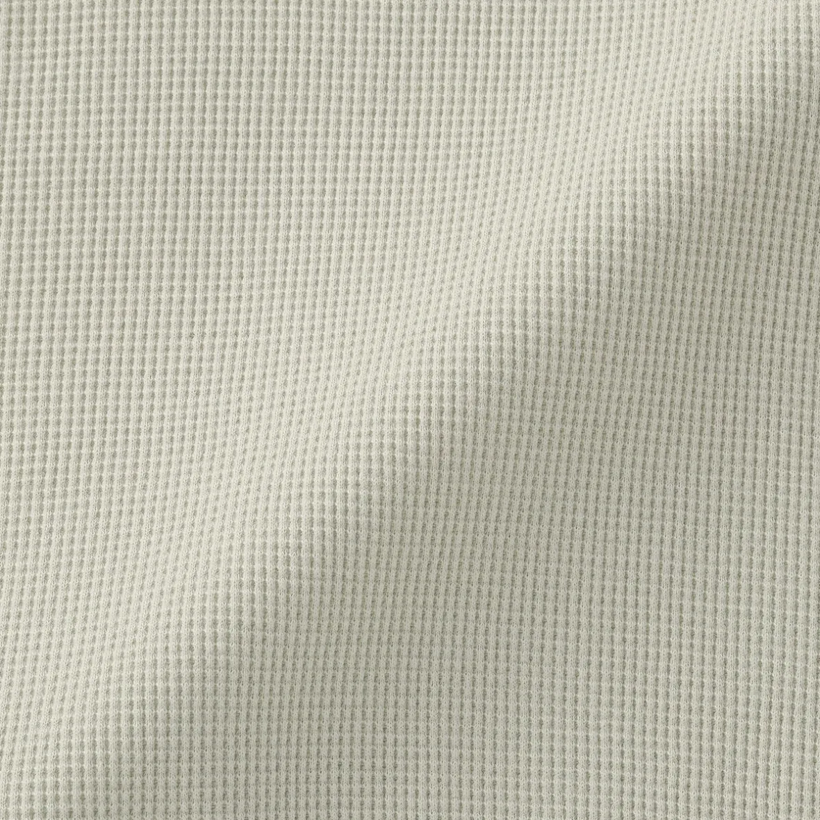 Clearance Muji Cárdigan de punto de algodón y tejido waffle con cuello redondo para mujer
