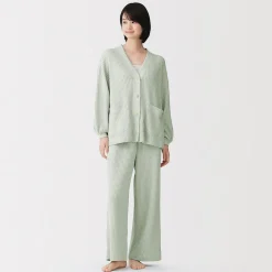 Online Muji Cárdigan largo de punto suelto para mujer