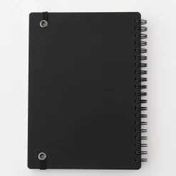 Outlet Muji Cuaderno de doble alambre de papel de alta calidad, con goma