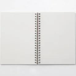 Hot Muji Cuaderno de doble alambre de papel reciclado