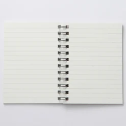 Sale Muji Cuaderno de doble anilla en papel de árboles de plantación A7