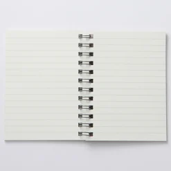 Sale Muji Cuaderno de doble anilla en papel de árboles de plantación A7