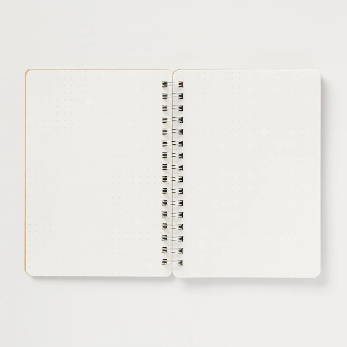 Clearance Muji Cuaderno de doble anillo de papel de alta calidad con cuadrícula de puntos A6