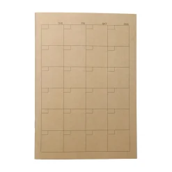 New Muji Cuaderno de planificación mensual