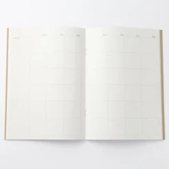 New Muji Cuaderno de planificación mensual