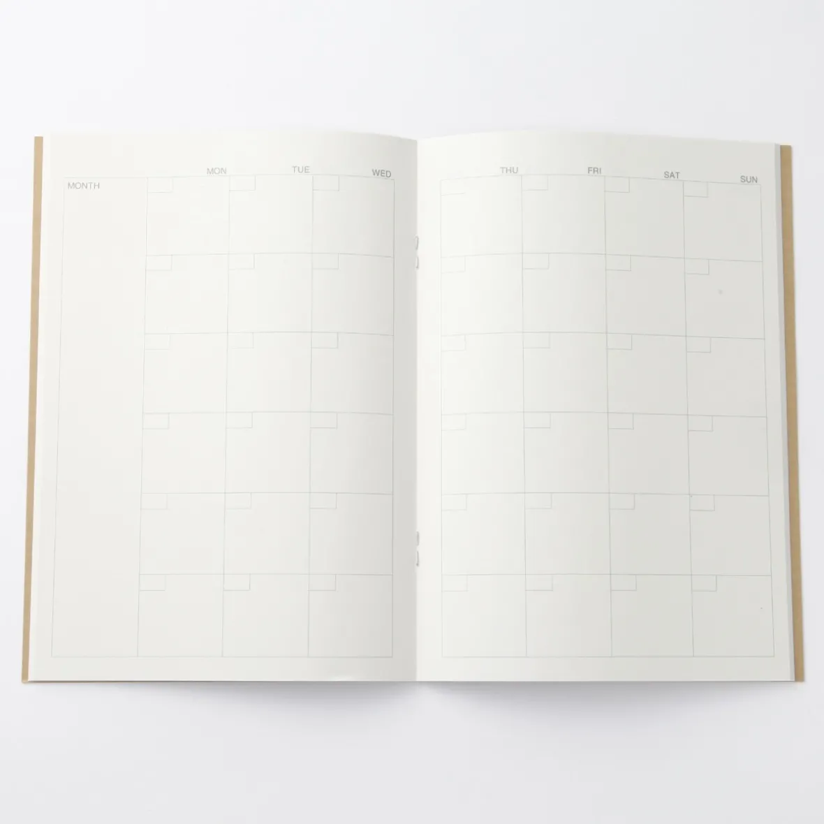New Muji Cuaderno de planificación mensual