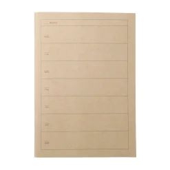 Sale Muji Cuaderno de planificación semanal