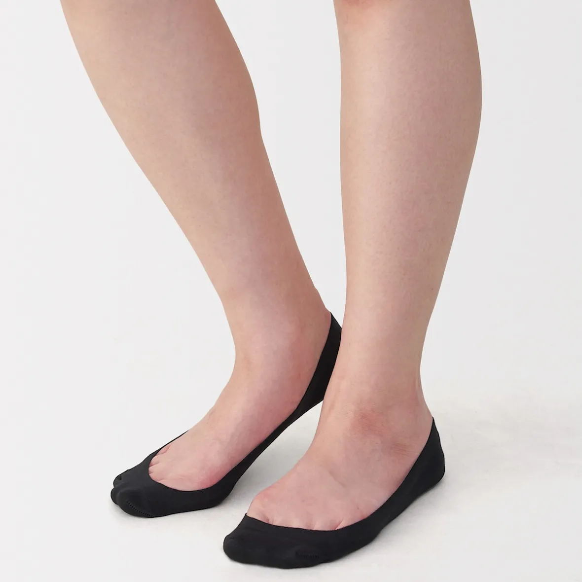 Muji Cubrepiés bajo con agarre en el talon (mujer)