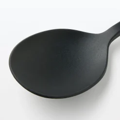 Online Muji Cuchara de cocina de silicona con mango de madera