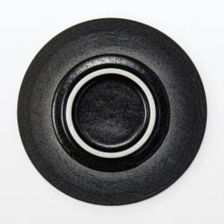Muji Cuenco de cerámica Mino ‐ Esmalte negro