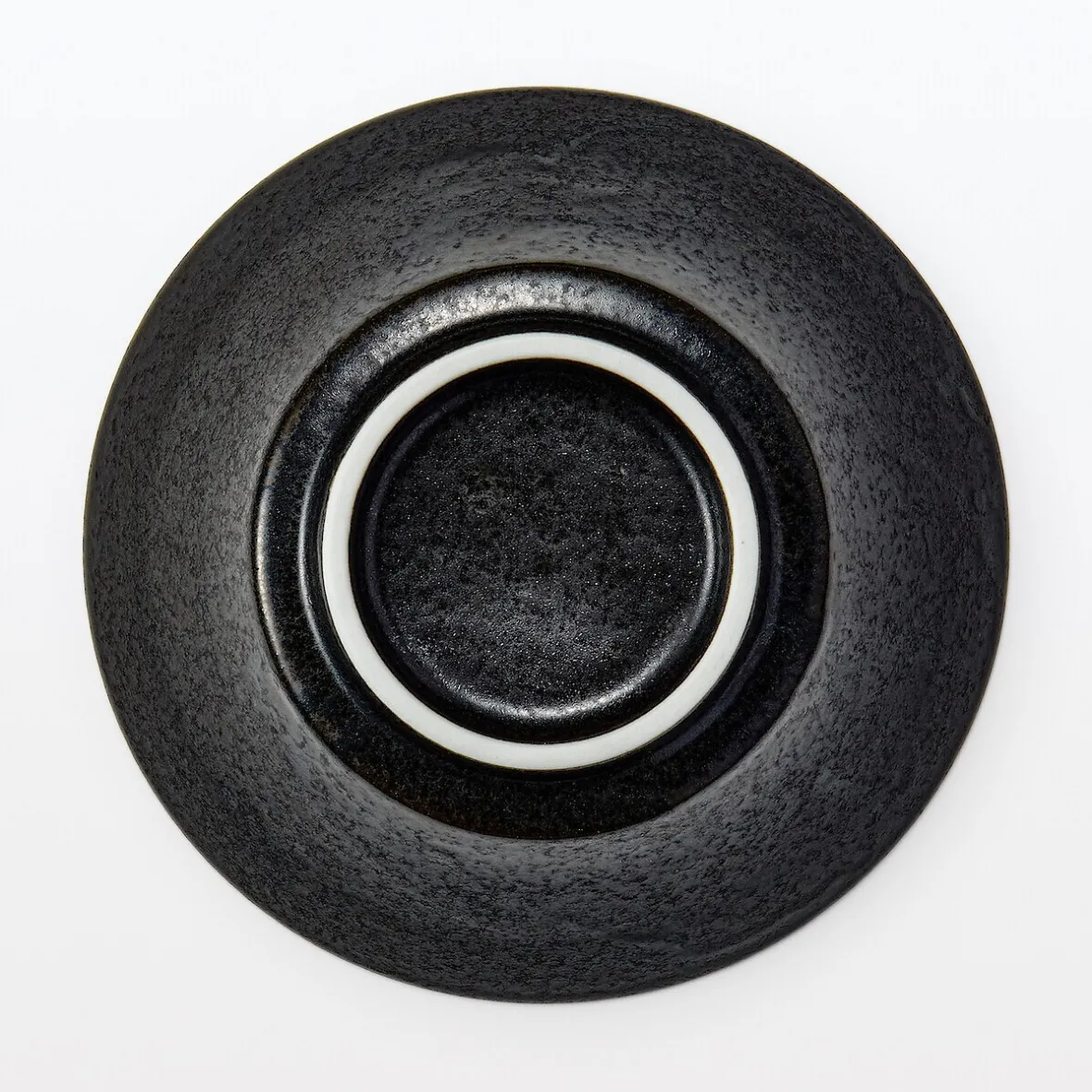 Muji Cuenco de cerámica Mino ‐ Esmalte negro