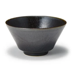 Best Muji Cuenco para arroz de cerámica Mino ‐ Esmalte negro