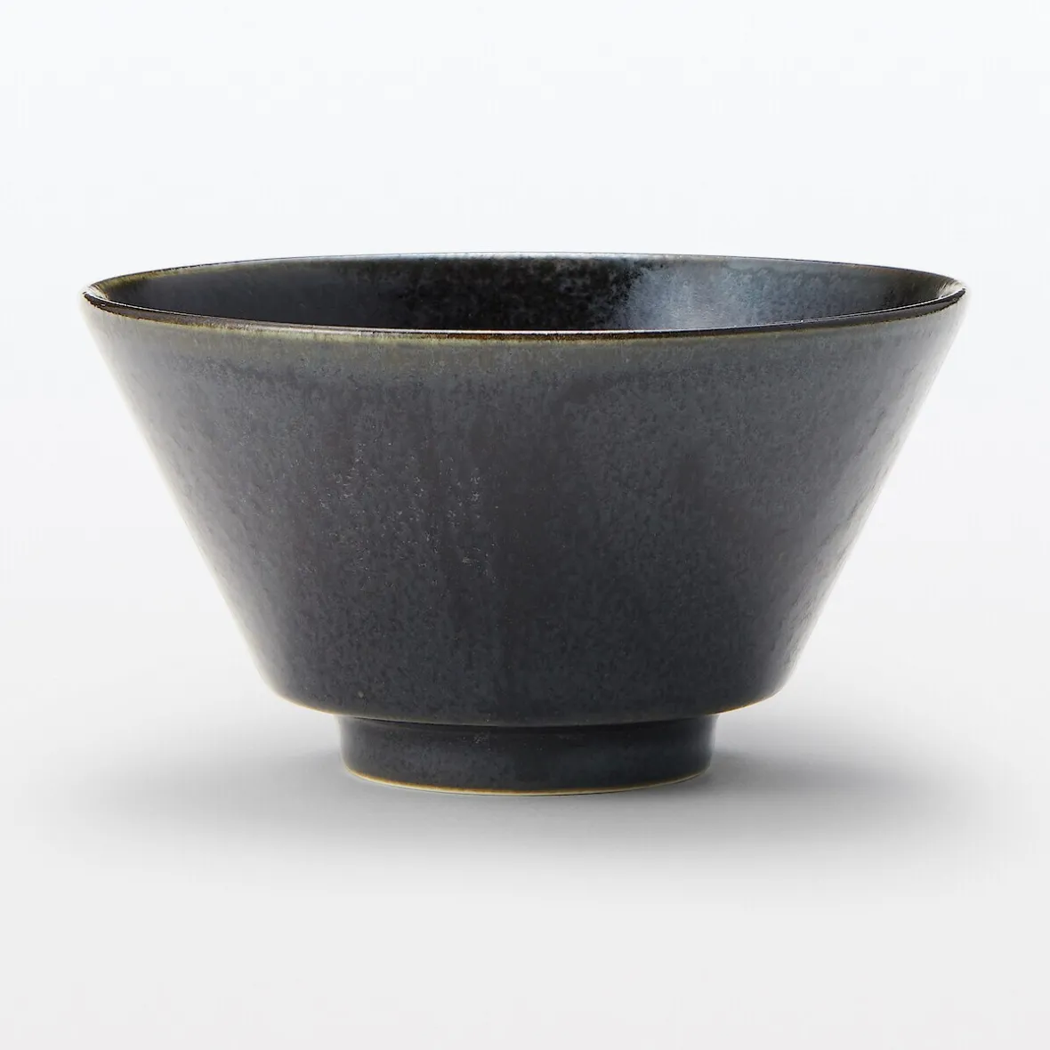 Best Muji Cuenco para arroz de cerámica Mino ‐ Esmalte negro