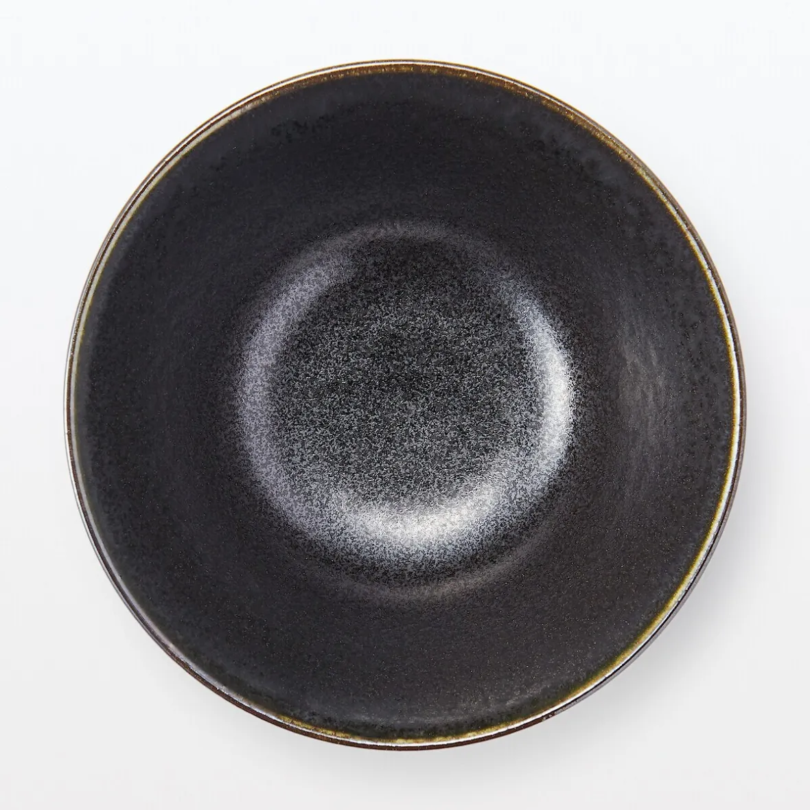 Best Muji Cuenco para arroz de cerámica Mino ‐ Esmalte negro