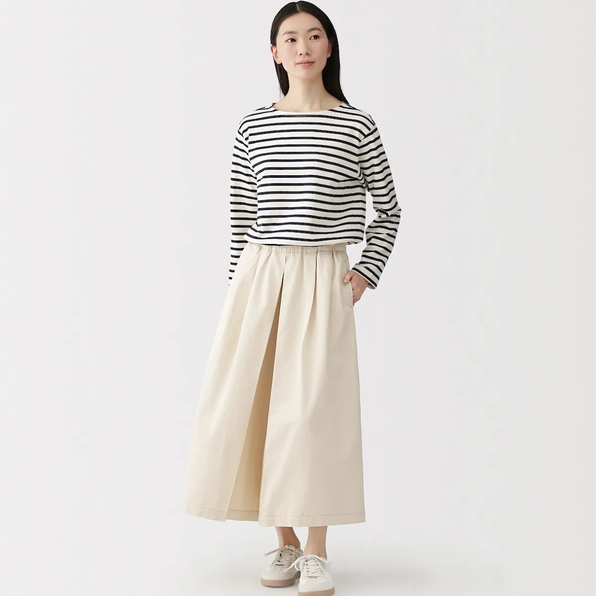 Sale Muji Culottes ligeros de sagra y mezcla de kapok para mujer