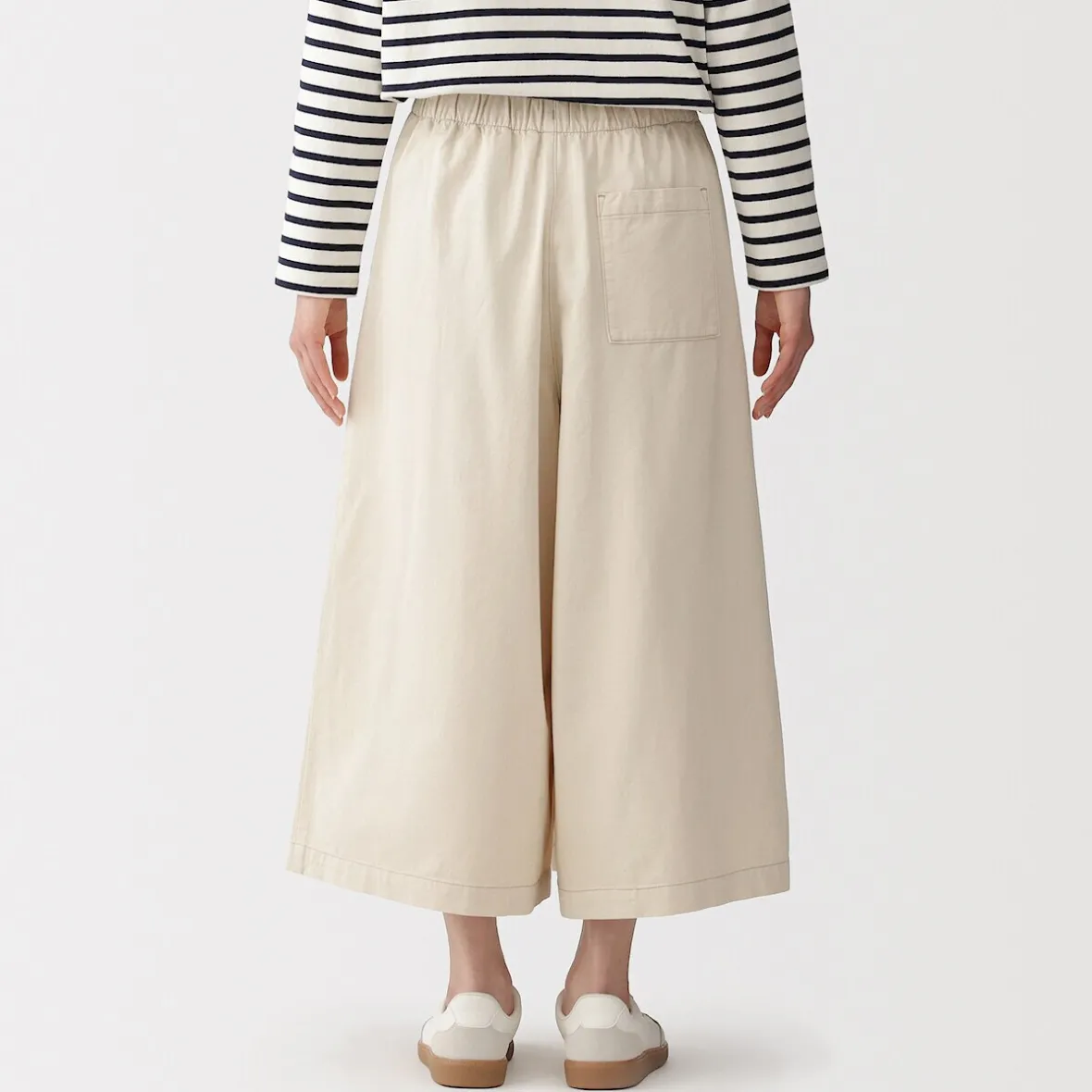 Sale Muji Culottes ligeros de sagra y mezcla de kapok para mujer