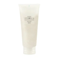 Hot Muji Espuma limpiadora facial suave con exfoliante - 200 g