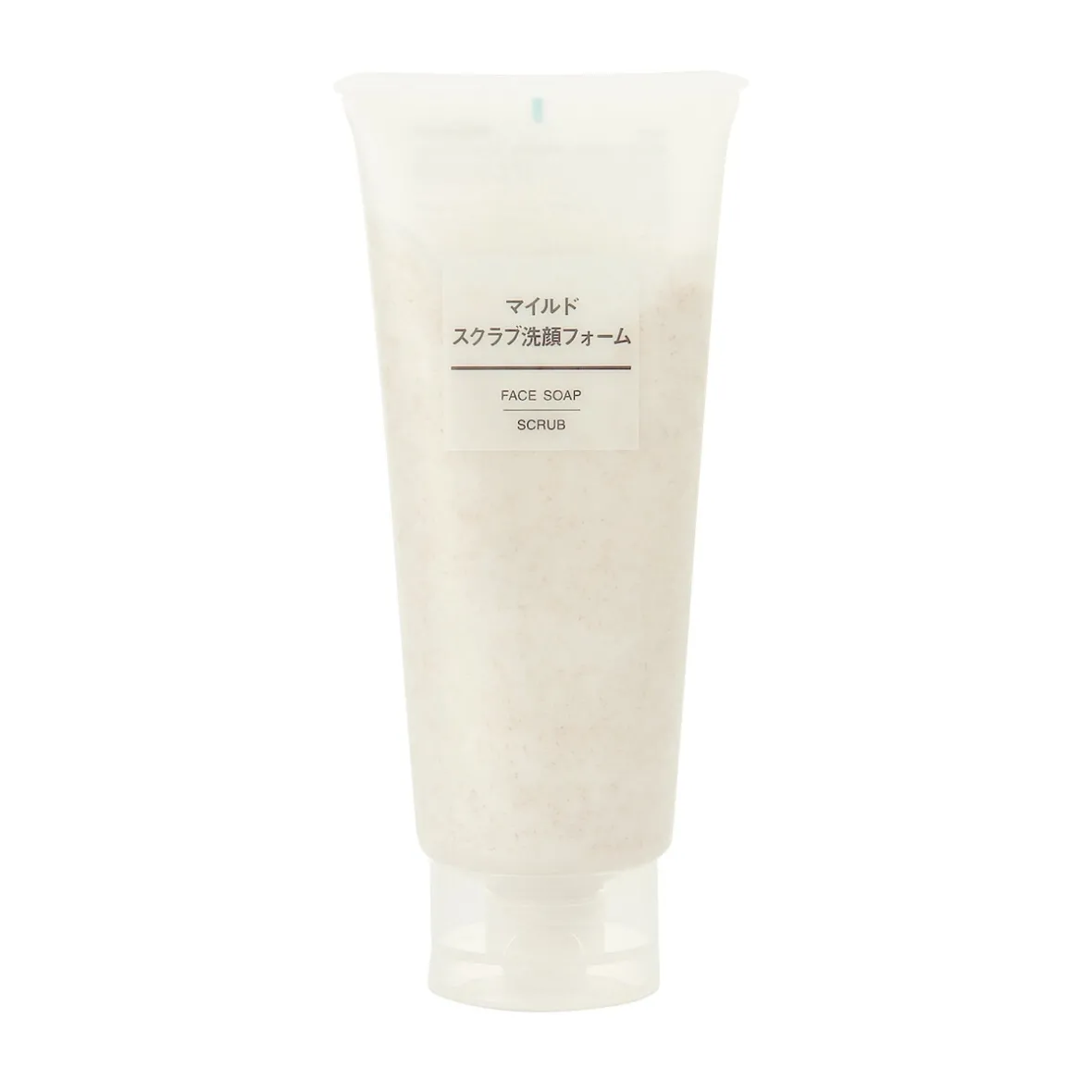 Hot Muji Espuma limpiadora facial suave con exfoliante - 200 g