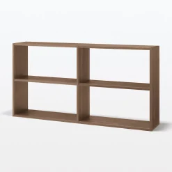Sale Muji Estantería adicional ancha de nogal con 2 estantes
