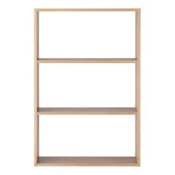 Best Muji Estantería adicional ancha de roble con 3 estantes