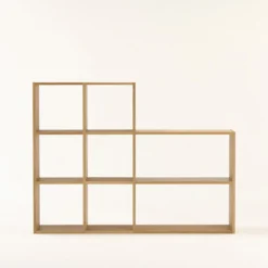Hot Muji Estantería adicional ancha de roble con 2 estantes