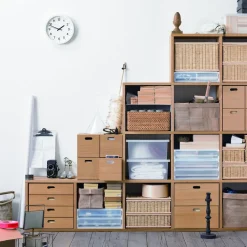 Clearance Muji Estantería adicional estrecha de roble con 2 estantes