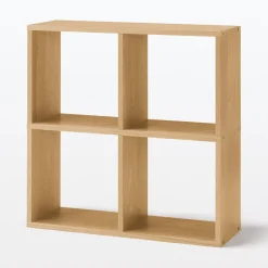 Clearance Muji Estantería adicional estrecha de roble con 2 estantes