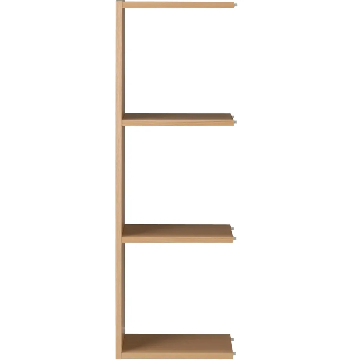 Sale Muji Estantería adicional estrecha de roble con 3 estantes