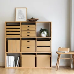 Sale Muji Estantería adicional estrecha de roble con 3 estantes