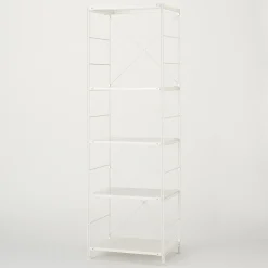Muji Estantería de acero gris claro - Estrecha, grande