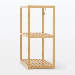 Clearance Muji Estantería de bambú de 3 niveles