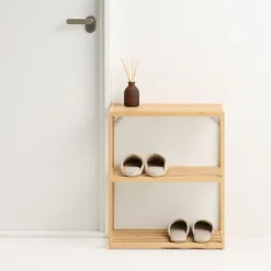 Clearance Muji Estantería de bambú de 3 niveles