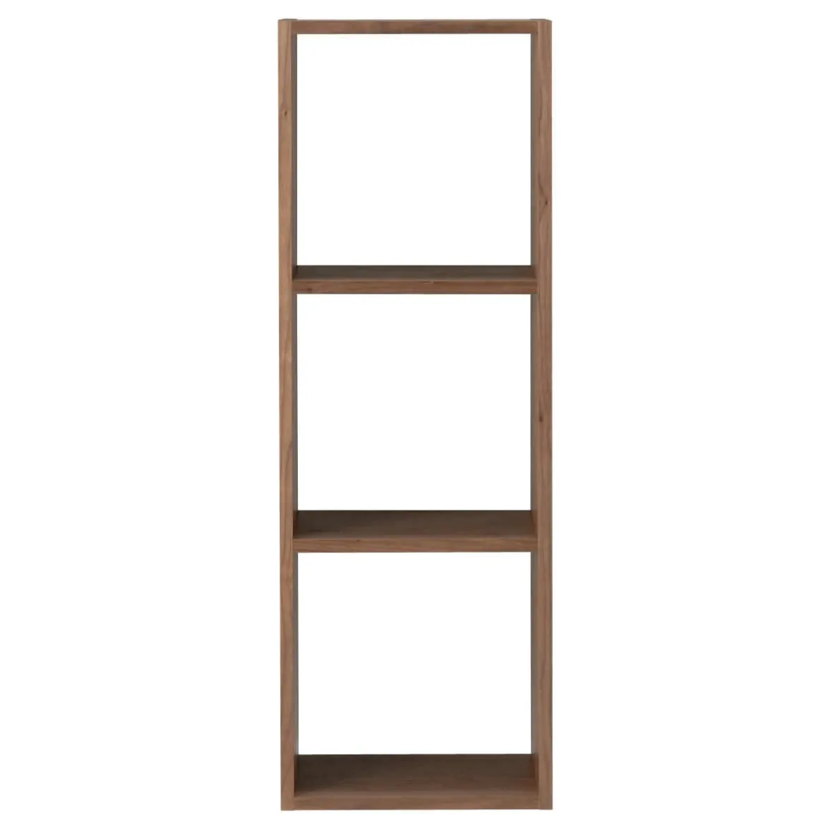 New Muji Estantería estrecha de nogal con 3 estantes