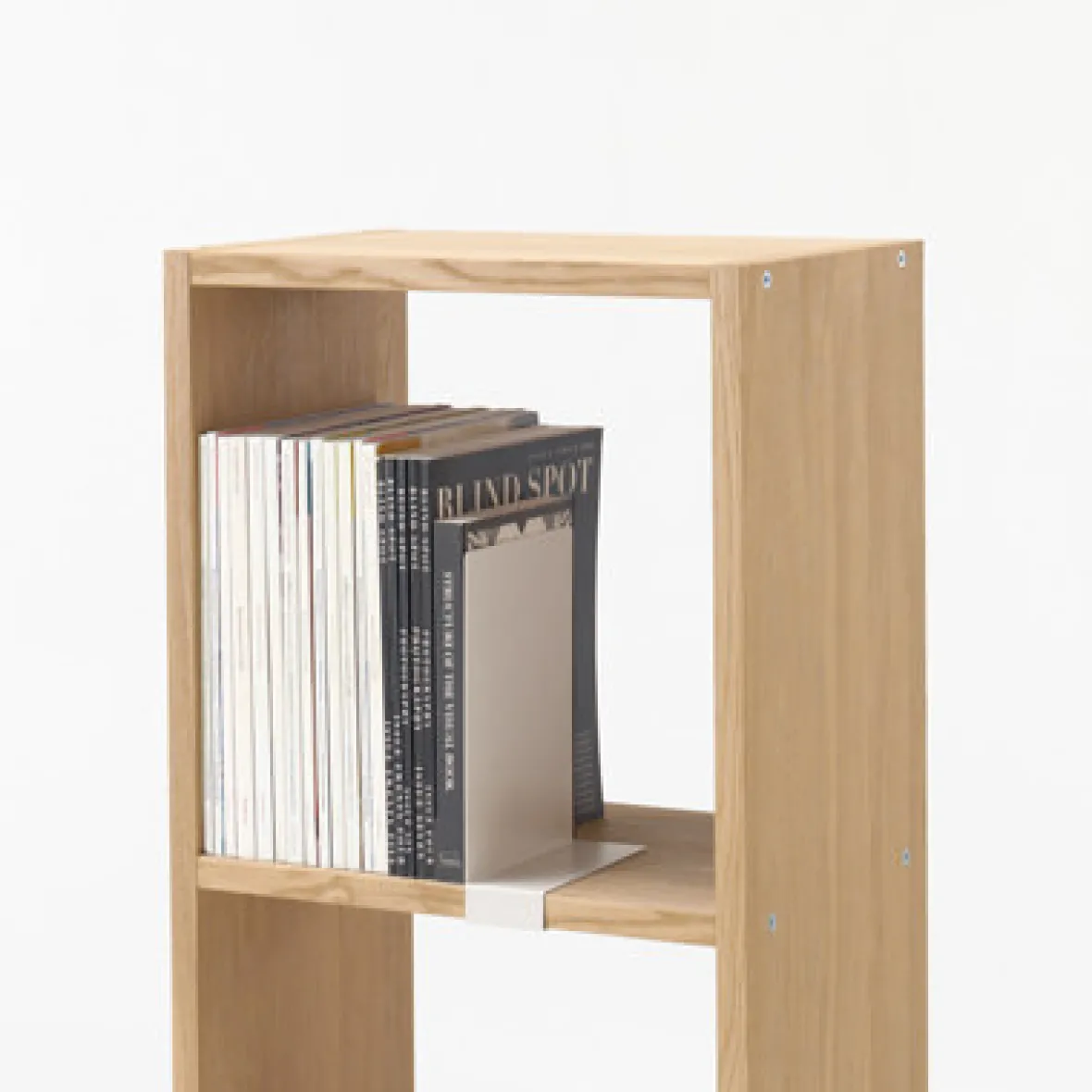 New Muji Estantería estrecha de roble con 5 estantes