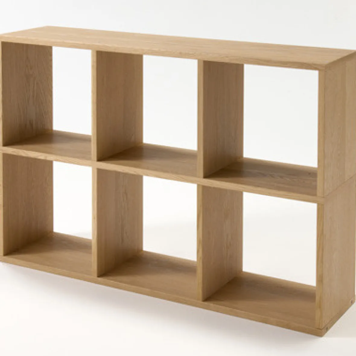 New Muji Estantería estrecha de roble con 3 estantes