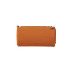 Outlet Muji Estuche Combinations Case de PU ‐ Cilíndrica, Naranja