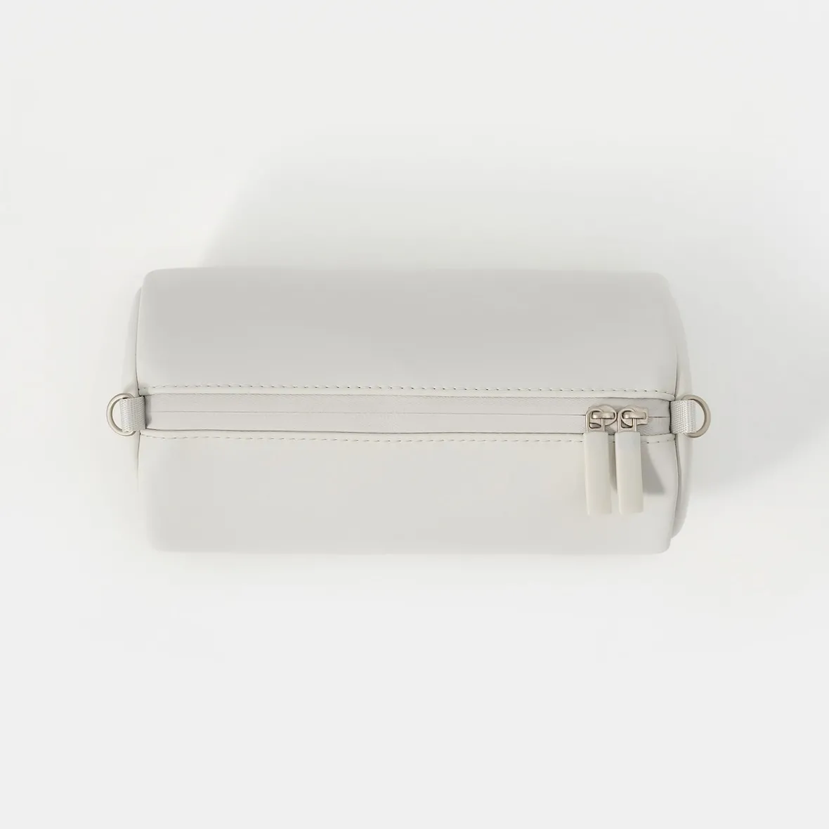 Muji Estuche Combinations Case de PU ‐ Cilíndrica, Gris