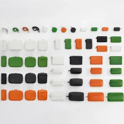 Hot Muji Estuche Combinations Case de PU ‐ Mini, Redondo