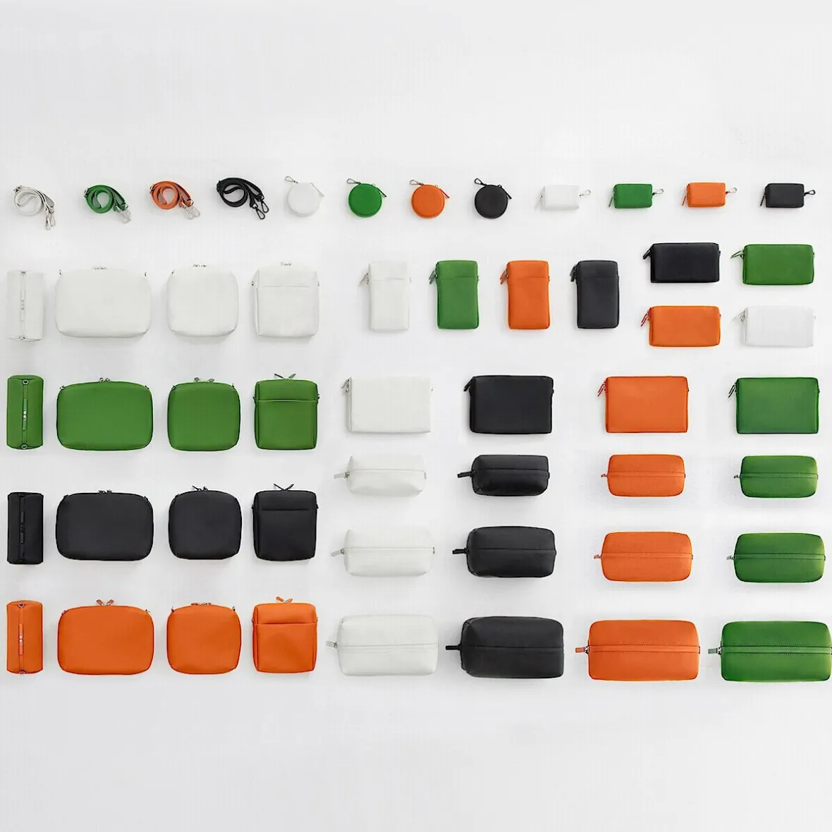 Hot Muji Estuche Combinations Case de PU ‐ Mini, Redondo