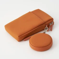 Hot Muji Estuche Combinations Case de PU ‐ Mini, Redondo