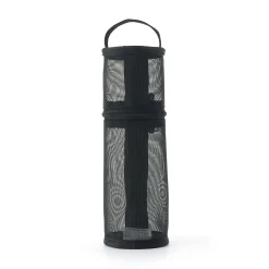 Hot Muji Estuche de malla de nailon para bolígrafos Negro