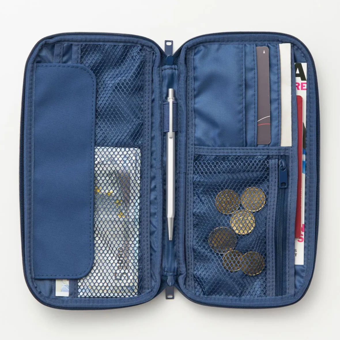 Online Muji Estuche fino para pasaporte Negro