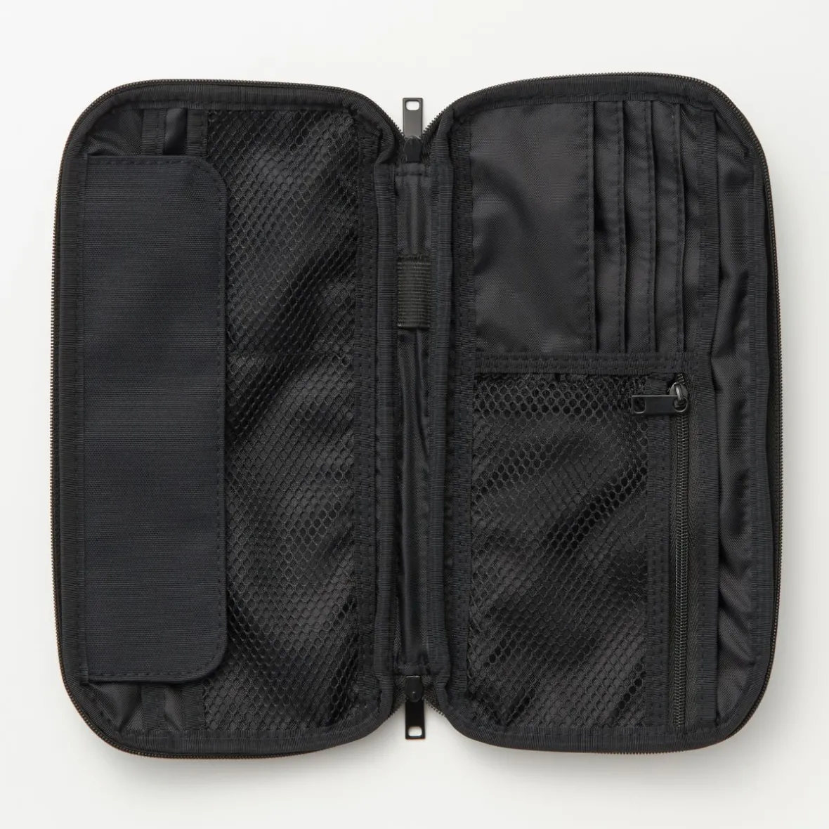 Online Muji Estuche fino para pasaporte Negro