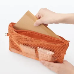 Sale Muji Estuche pequeño con doble cremallera L