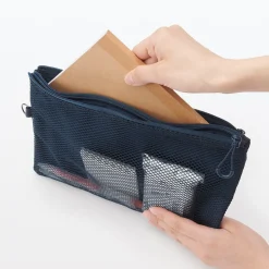 Sale Muji Estuche pequeño con doble cremallera L
