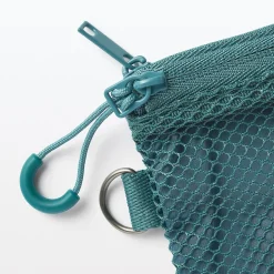 Clearance Muji Estuche pequeño con doble cremallera S Gris